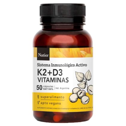 Natier vitamina K2 + D3 x 50cap