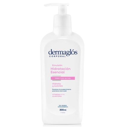 Dermaglós corporal emulsión hidratación esencial x 300ml