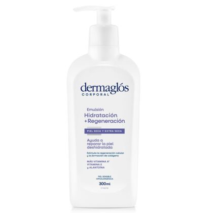 Dermaglós corporal emulsión hidratación + regeneración x 300ml