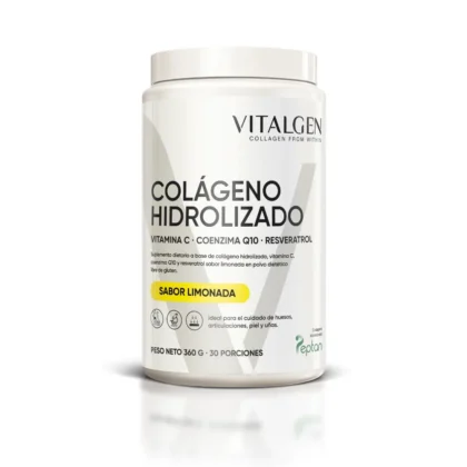 Vitalgen colágeno hidrolizado sabor limonada x360 g