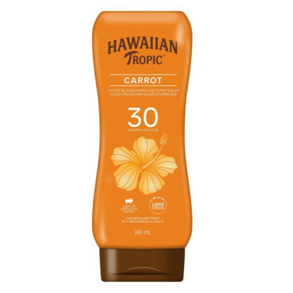 Hawaiian Tropic carrot loción bronceadora FPS30 x 240ml