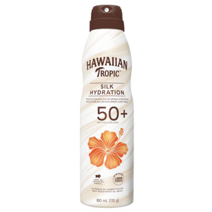 Hawaiian Tropic silk hydration protector solar spray FPS50 x 180ml