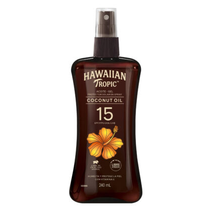 Hawaiian tropic aceite spray bronceador FPS15 x 240ml