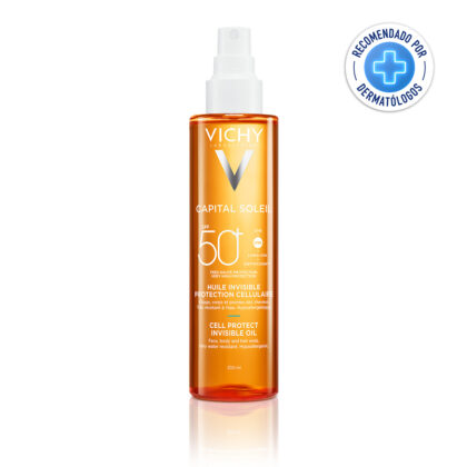 Vichy Capital Soleil Cell Protect Aceite Solar Invisible Fps50+ Toque Seco X 200ml