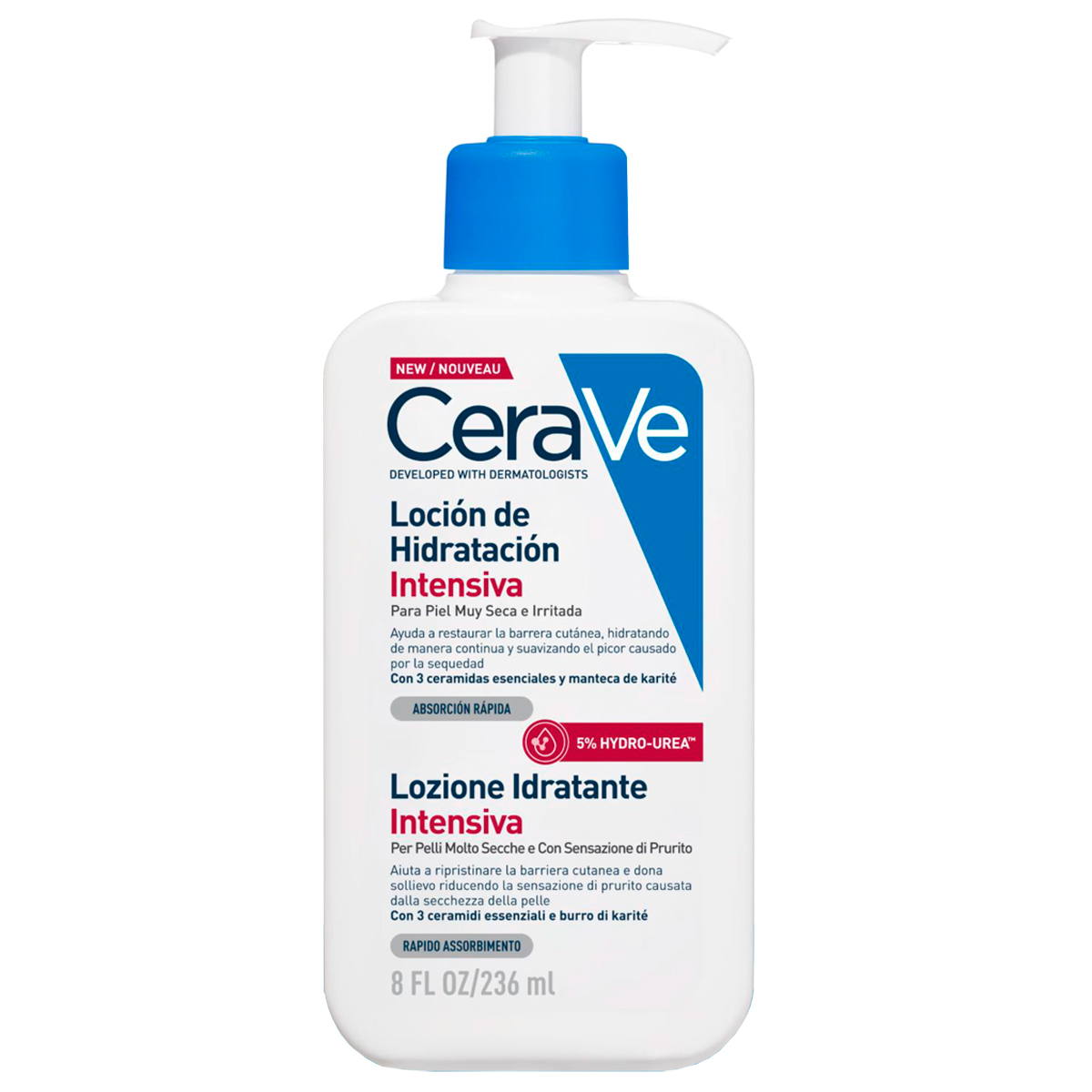 Cerave Crema Loción Hidratante Intensiva Piel Muy Seca X 236ml