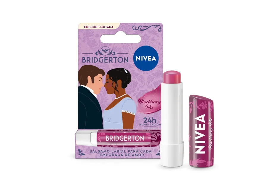 Nivea bridgerton Kate y Anthony balsamo labial blackberry pie x 4,8gr