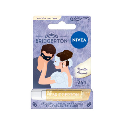 Nivea bridgerton Sophie y Benedict balsamo labial vainilla biscuit x 4,8gr