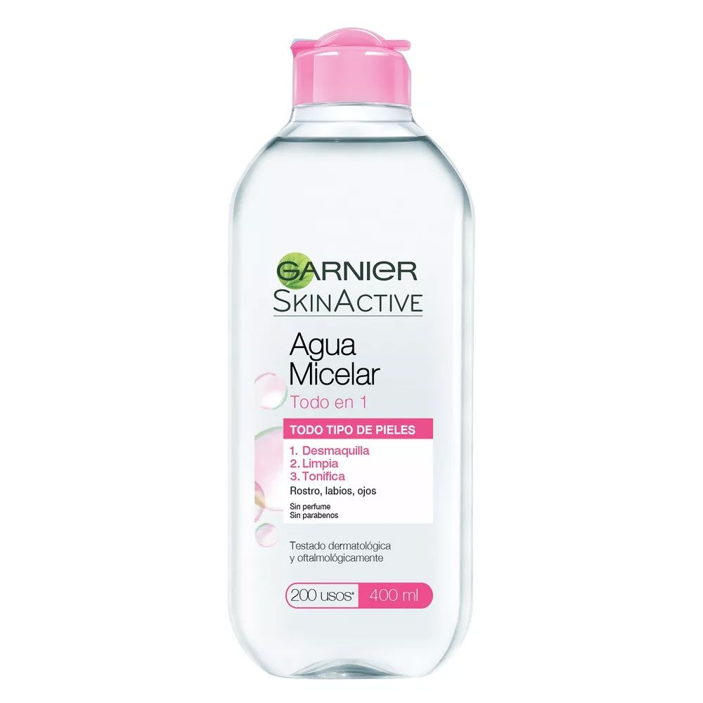 Garnier skin active agua micelar piel sensible x 400 ml