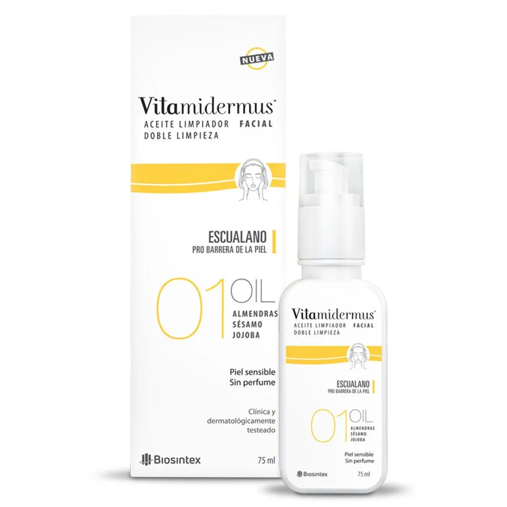 Vitamidermus aceite limpiador facial x 75ml