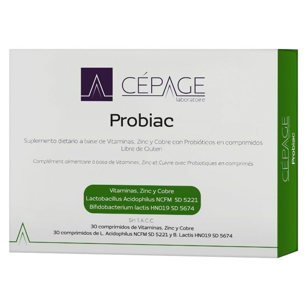Cepage Probiac Suplemento Dietario X 30 Comprimidos