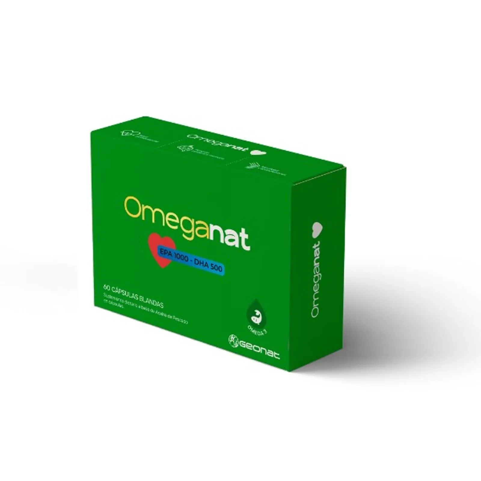 Omeganat aceite de pescado EPA 1000 DHA 500 x 60cap