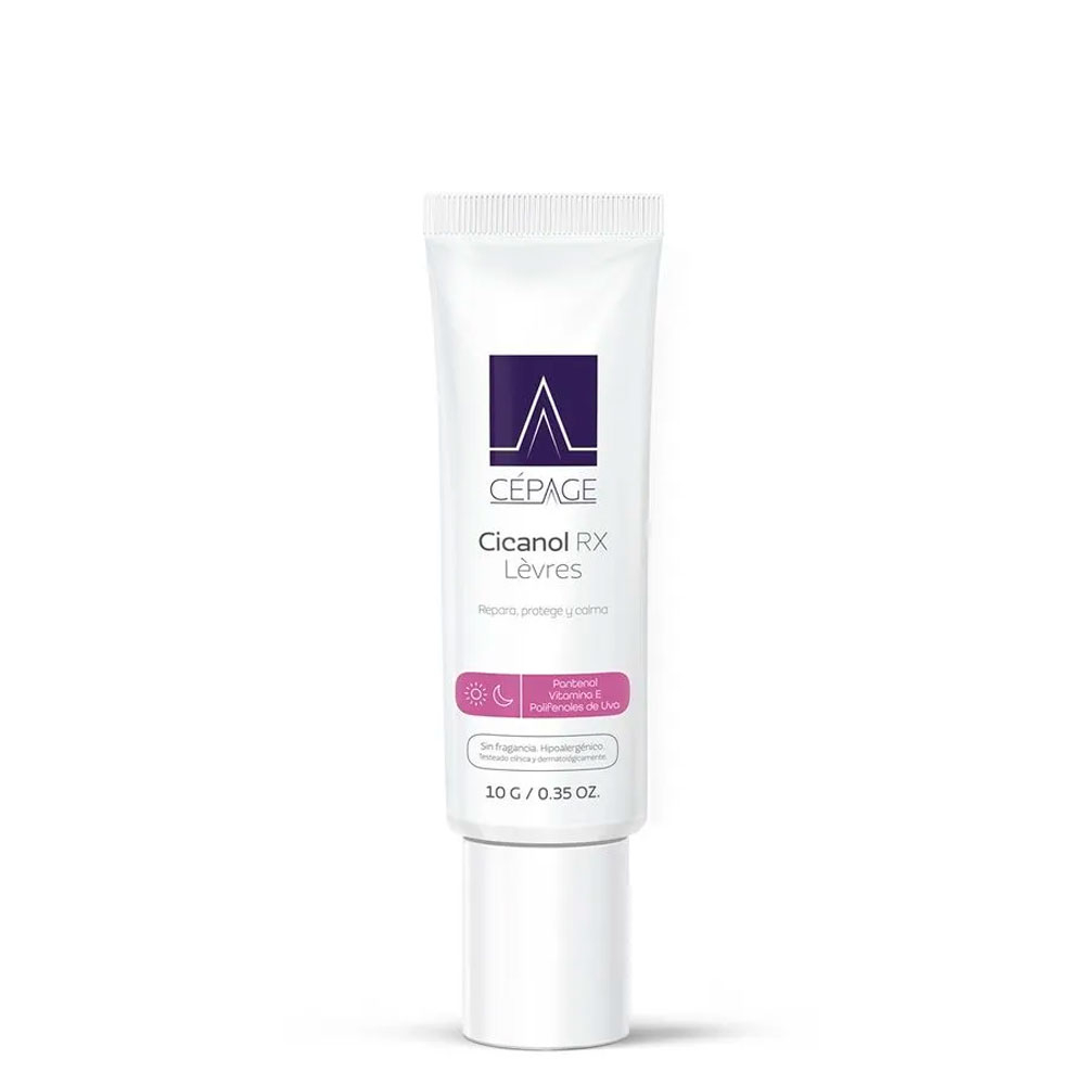 Cepage Cicanol Rx Levres Bálsamo Labial Reparador Labios Agrietados Y Secos X 10 Gramos